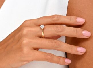 białe złoto Pierścionki